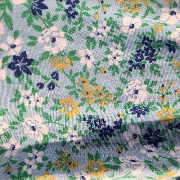 Zunie Blue Floral Sleeveless Sun Dress, Size S (7/8) - C001 - Picture 6 of 10